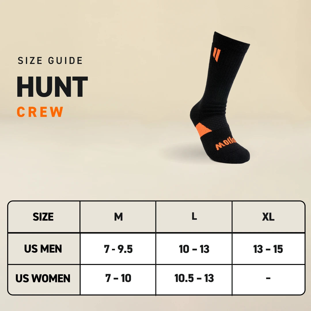 Hunt Crew Socks Flash Deal