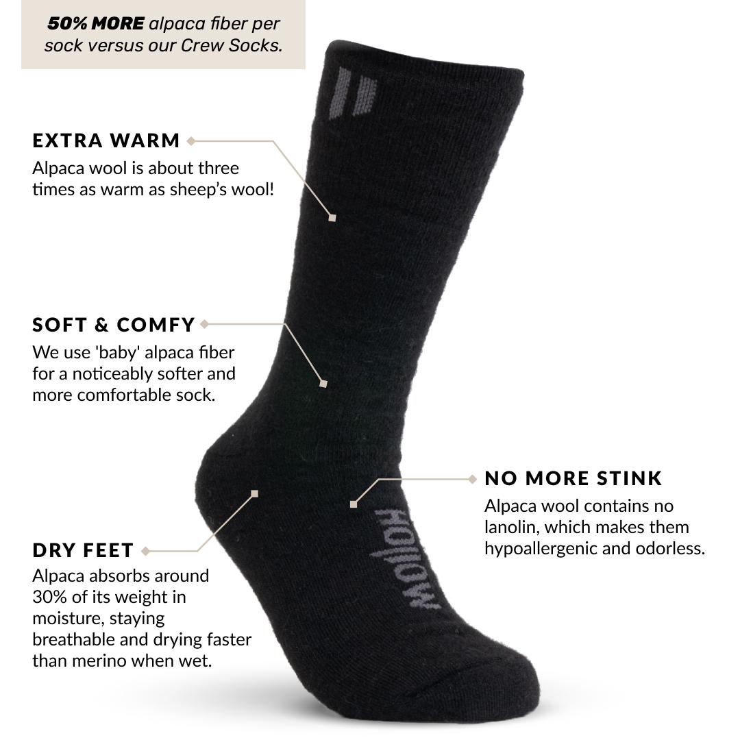 Alpaca boot socks benefits