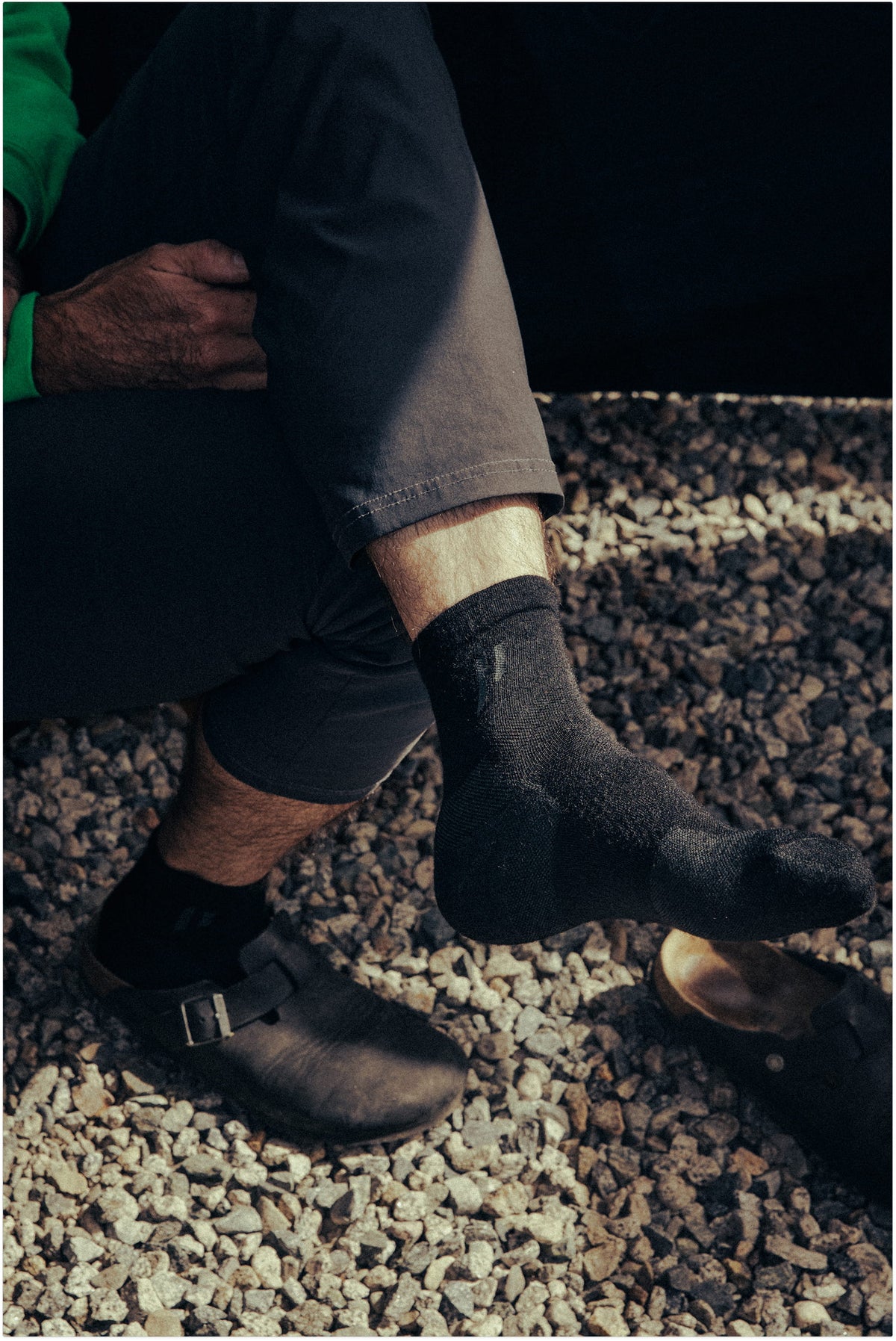 Customer wearing Hollow socks