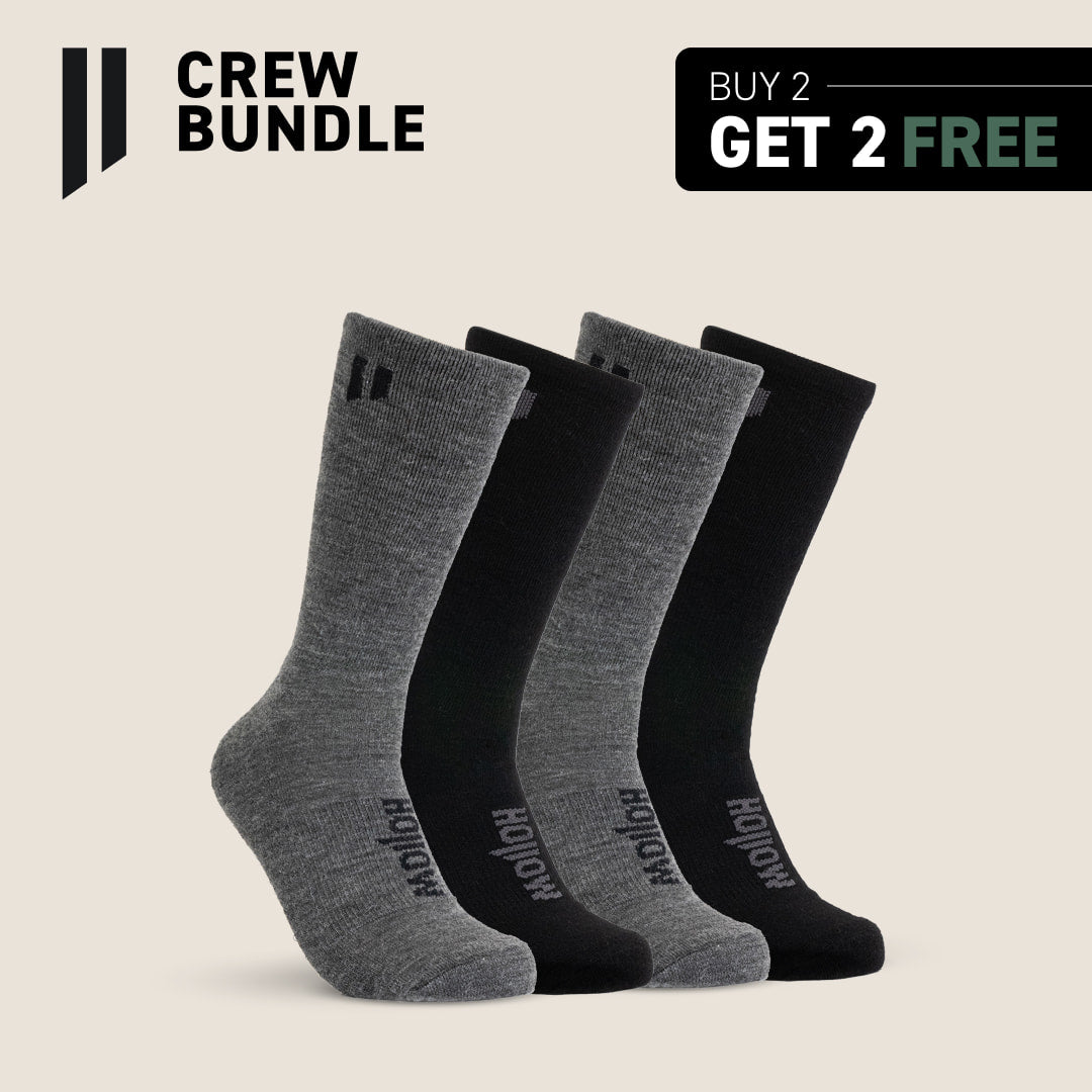 Crew Buy 2 Get 2 Free Bundle | Hollow Performance Alpaca Socks