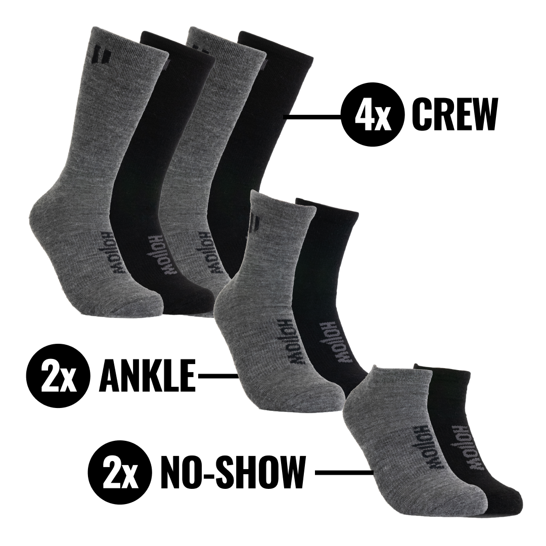 Starter Bundle | Hollow Performance Alpaca Socks – Hollow Socks