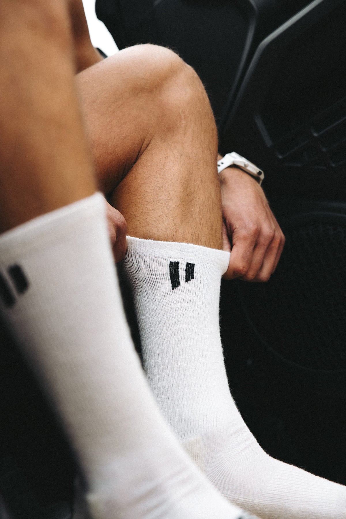 Customer wearing Hollow socks
