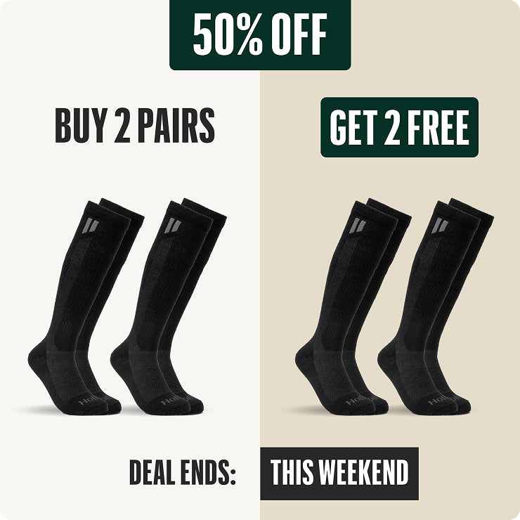 Hollow compression socks buy two get two offer