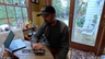Brian, Hollow co-founder, calling a giveaway winner