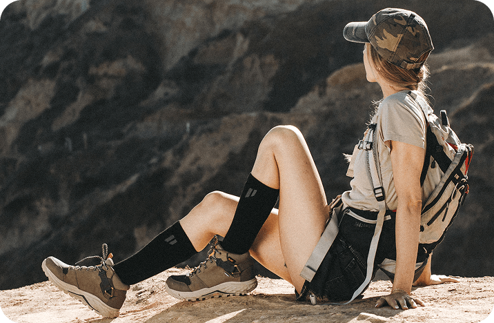 American Alpaca hiking socks