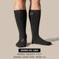 Alpaca boot socks mens model