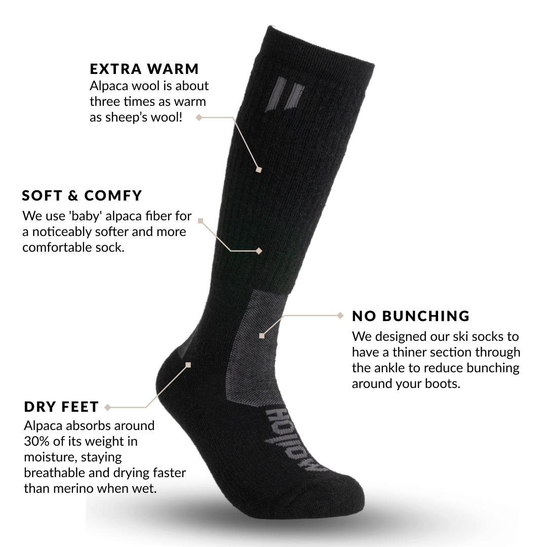 Ski Socks  Hollow Performance Alpaca Socks – Hollow Socks