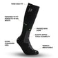 Alpaca ski socks features